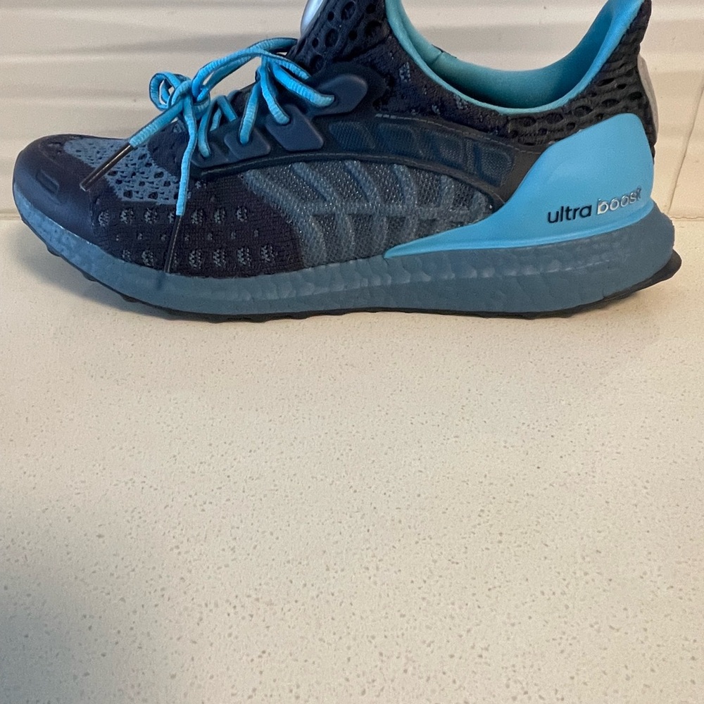 Adidas Ultraboost Climacool 2 DNA Men's Athletic Shoes - Navy and Teal - Picture 8 of 17